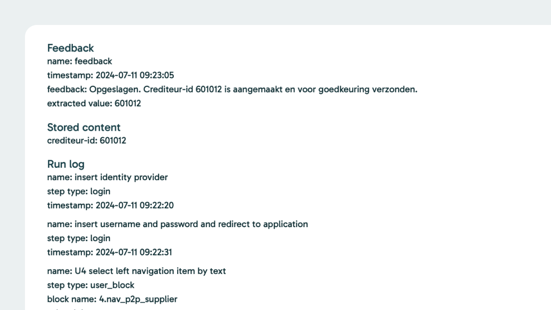 Gedetailleerde rapporten